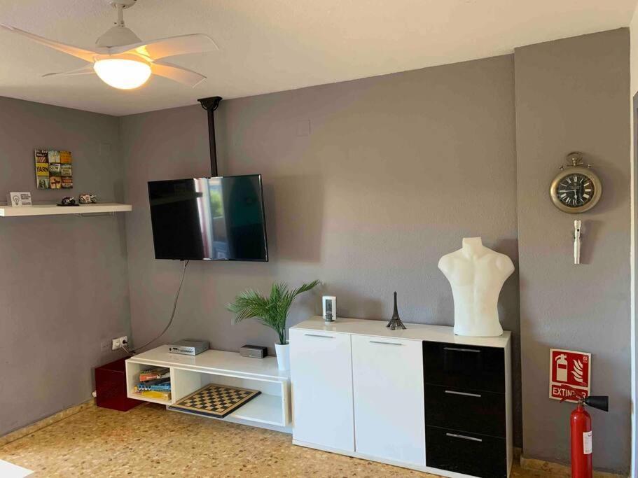 Apartamento Playa Urb Privada 2 Habitaciones Valencia Exteriör bild